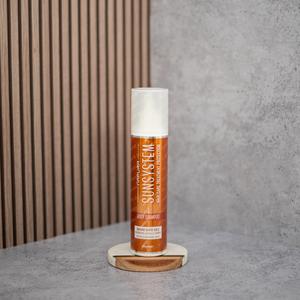 Șampon de corp SUN SYSTEM - Șampon chelant și gel de duș cu proteine din cereale, portocală și iperico, 200 ml