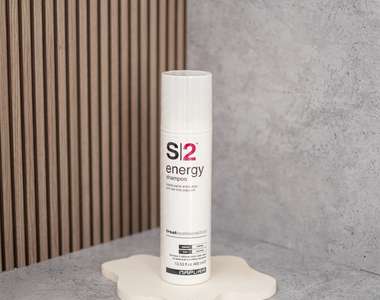 S2 Energy - Укрепляющий шампунь против выпадения для слабых волос с биотином, протеинами пшеницы и эфирными маслами, 400 мл