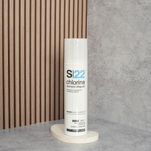 S22 Lifeguard Șampon de duș cu clor - Șampon chelant pentru îndepărtarea clorului și a impurităților din păr cu proteine din grâu și bergamotă 400 ml