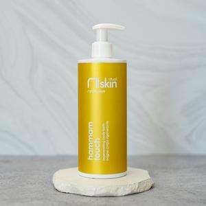 Hammam Touch – gel de duș cu extract de mușețel, extract de curmale, ulei de argan și uleiuri esențiale de cedru și portocală amară 400 ml