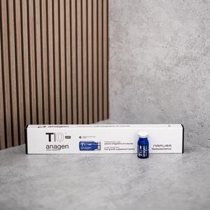 Fiole T0 Anagen Post pentru activarea creșterii și prelungirea fazei anagene a părului cu probiotic Bifida, SOD și fitocomplex după șamponare, 12*8 ml.