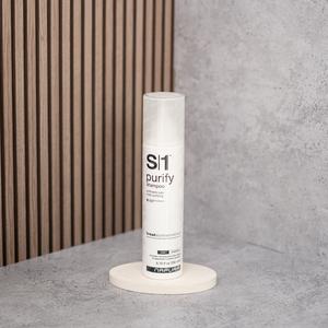 S1 Purify - Șampon detoxifiant pentru curățarea profundă și normalizarea scalpului cu Zinc Coceth Sulfate, Zinc PCA, hamamelis și eucalipt, 200 ml