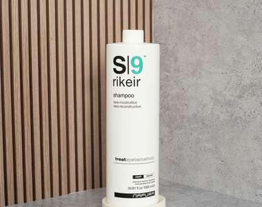 S9 Rikeir - Шампунь с микропротеинами для глубокой реконструкции и восстановления кератина поврежденных волос, 1000 мл