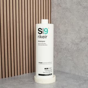 S9 Rikeir - Șampon cu microproteine pentru reconstrucția profundă și restaurarea keratinei în părul deteriorat, 1000 ml
