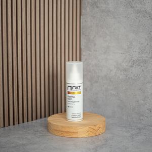 NXT Thermo Fluid - Fluid de protecție termică pentru o netezime și strălucire perfectă a părului cu ulei de babassu și unt de murumuru, 150 ml