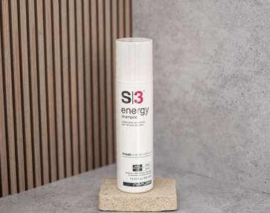 S3 Energy - Шампунь против выпадения для жирной кожи головы с биотином, цинком PCA и протеинами пшеницы, 400 мл