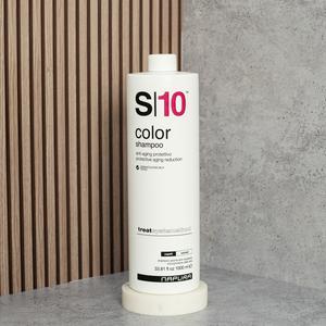 Șampon antioxidant protector de culoare S10 Color™ cu proteine din mătase și grâu și extract de coacăze roșii, 1000 ml