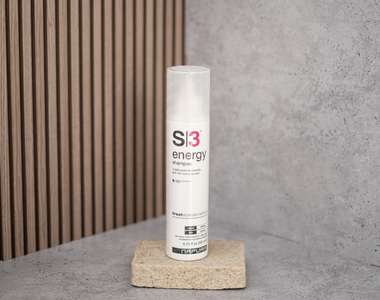 S3 Energy - Шампунь против выпадения для жирной кожи головы с биотином, цинком PCA и протеинами пшеницы, 200 мл