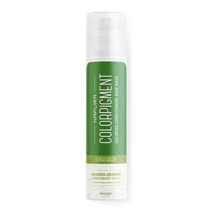 FLASH GREEN - Mască cu pigmenți cu acțiune directă, Verde aprins, 200 ml