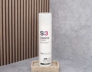 S3 CLEANS - Очищающий шампунь для жирной кожи головы с гамамелисом, мелиссой и цинком PCA, 400 мл