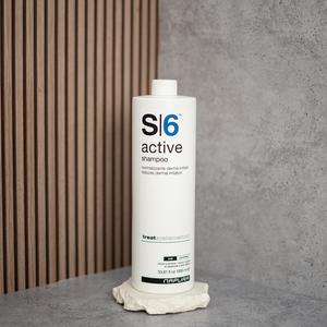 S6 Activ - Șampon anti-mătreață pentru scalp iritat cu zinc PCA, mușețel și bisabolol, 1000 ml