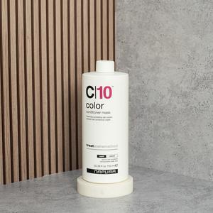 Mască hidratantă C10 Color™ pentru păr vopsit cu proteine de mătase și extract de coacăze negre, 750 ml