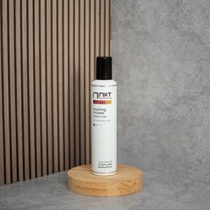NXT Brushing Mousse - Mousse pentru coafare sub perie și volum cu castan și marula, 300 ml